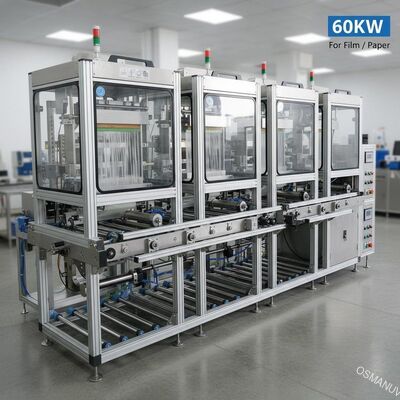Vierstufige Beförderungsvorhang-Beschichtungs-Maschine 60KW für Film/Papier