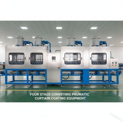 Vierstufige übermittelnde pneumatischer Vorhang-beschichtende Ausrüstung 60KW 380V 50HZ
