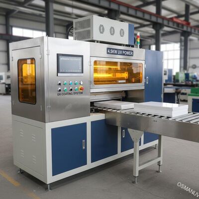 UVbeschichtungs-Maschine Mitsubishi PLC-Steuer4.5kw für Kalziumkieselsäureverbindungs-Brett
