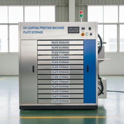 10 Blatt-beschichtende Druckmaschinen-Platten-Speicher-UVmaschine 50HZ 2m/Min Speed
