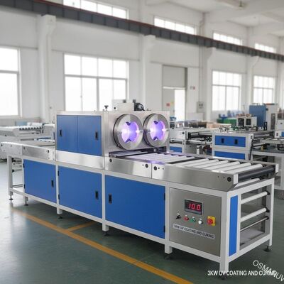 10m/Min Automatic Uv Coating Machine, UVbeschichtung 3KW und kurieren Maschine