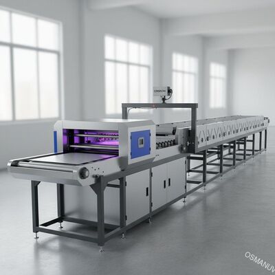 30m Falten-trockene Linie UVbeschichtungs-Maschine mit elektrischem Auge OMRON