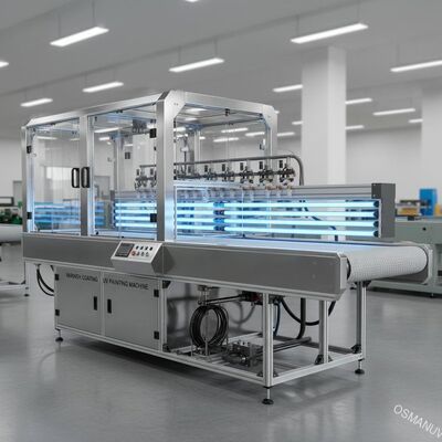 Lackieren Sie beschichtenden malenden Maschine 2.5m PVC-UVförderer