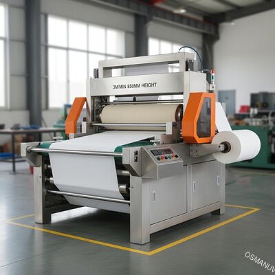 Höhen-Presse-Drehwärmeübertragungs-Maschinen-Rolle 3m/Min 850mm zu rollen