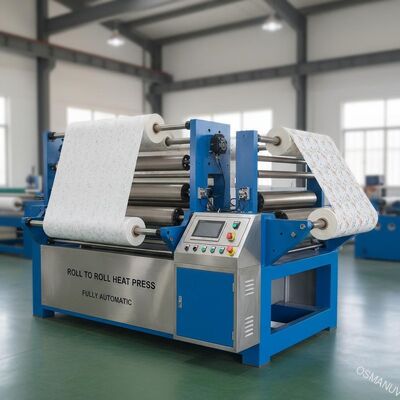 Presse-Maschine 410V 50HZ 3m/Min Roll To Roll Heat/vollautomatische Hitze-Presse