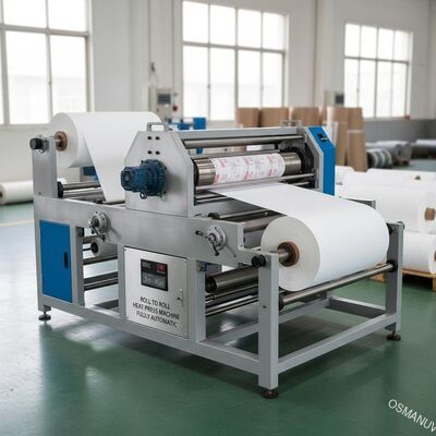 Rolle, zum der Hitze-Presse-Maschine vollautomatisches 50HZ 3m/Min Rotary zu rollen