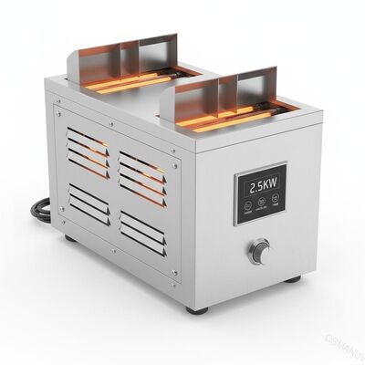 Edelstahl 2,5 kW Infrarot-Trockner Maschine Horizontale vertikale Luftströmungsrichtung
