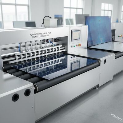 Erweiterte Präzisions-AR-Film-Glas-Rollenablagemaschine Solar-Photovoltaik-Glas, Vorhangwandglas