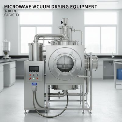 1-10 T/h Kapazität Mikrowellen Vakuumtrocknungsgeräte - 380 V Spannung