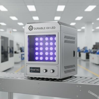 Dauerhafte UV-LED-Härtemaschine für die Produktionslinie - Wellenlänge 365nm 300mm*300mm*400mm
