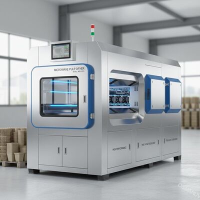 Innovative, zeitsparende, hochleistungsfähige Mikrowellentrocknungsmaschine für die Zellstoffformung