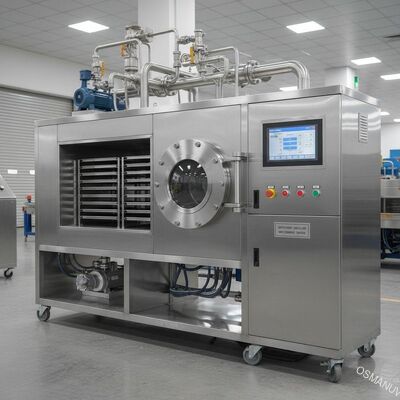 PLC 50KW Mikrowellen Vakuumtrocknungsgerät 380V Effiziente Vakuum-Mikrowellentrockner