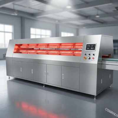Infrarot-Trocknungsmaschine mit vollautomatischer Geschwindigkeitsverstellung mit 200 Wirkungsbreiten