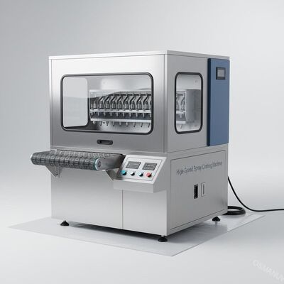 Hochgeschwindigkeits-Spritzbeschichtungsmaschine AC220V/50HZ Stromversorgung 0-3m/min Geschwindigkeit