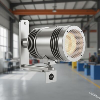 Infrarot-Heizgerät aus Edelstahl, geeignet für industrielle Geräuschbelastung ≤ 75 dB