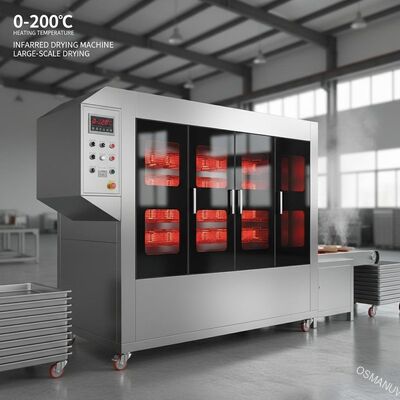 0-200C Heiztemperatur Infrarot-Trocknungsmaschine für die große Trocknung