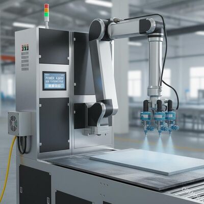 Für Stahlplatten, Kalziumsilikatbrett 4.6KW Stromversorgung Sprühbeschichtung Maschine für langlebige Beschichtung Größe angepasst
