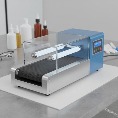 Geschwindigkeit 0-15 m/min UV-Härtemaschine für Klebstoffe und Klebstoffe 480 mm Wirkungsbreite