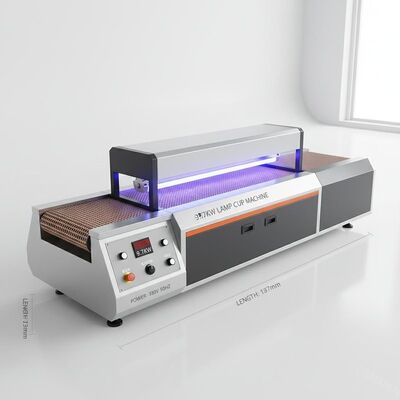 1387mm 9,7KW UV-Lampen-Härtung Maschine mit 380V 50HZ Stromversorgungsspannung