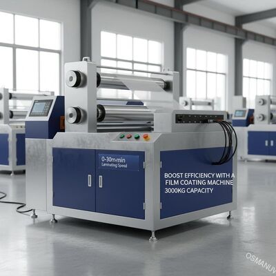 Steigerung der Effizienz mit einer Filmbeschichtungsmaschine 3000KG Kapazität 0-30m/min Laminationsgeschwindigkeit