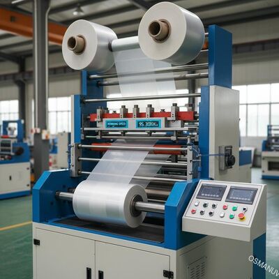 3000 kg Filmlaminierungsmaschine mit Rückwicklung und 0-100 m/min Rückwicklungsgeschwindigkeit