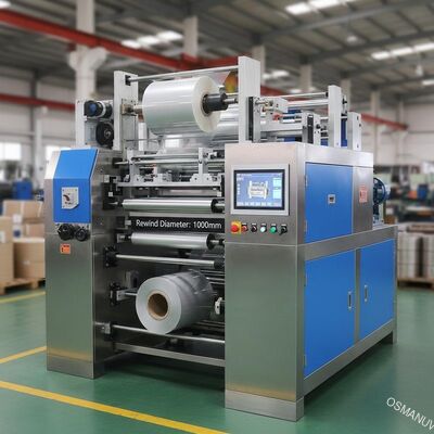 PLC-Steuerungssystem Filmlaminierungsmaschine 3000KG für großen Umwicklungsdurchmesser 1000mm
