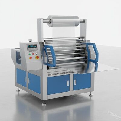 Laminationsgeschwindigkeit 0-30 m/min Filmlaminationsmaschine für Edelstahl