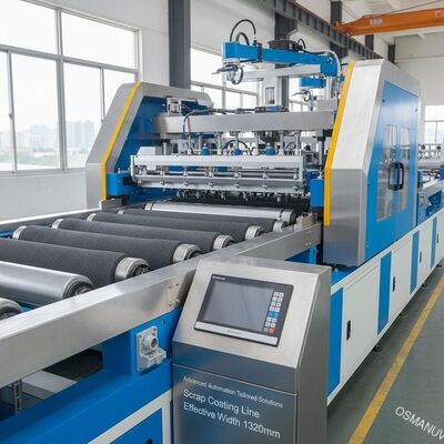 Erweiterte Automatisierung maßgeschneiderte Lösungen Schrottbeschichtungslinie Wirkungsbreite 1320 mm