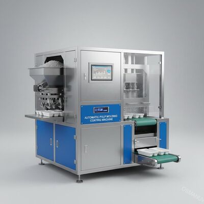 Hohe Zuverlässigkeit 0,95KW Stromverbrauch Automatische Zellstoffformmaschine