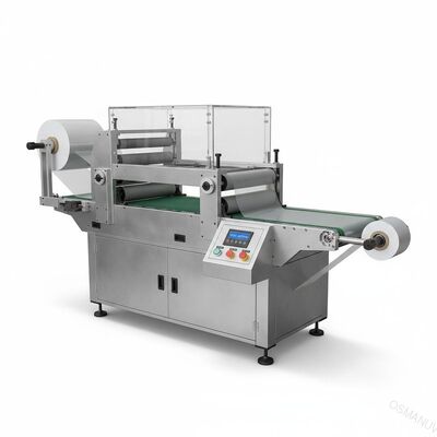 1-20m/Min Beförderungsgeschwindigkeit Filmlaminationsmaschine 500mm Länge 0-1320mm Arbeitsbreite Für Acryl-Kunststoffplatten