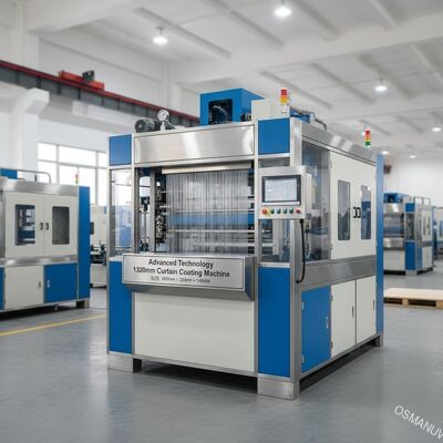 Vorgerüstete Technologie 1320mm Vorhangbeschichtung Maschine 6000mm × 2200mm × 1400mm Größe