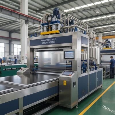2000 kg Gesamtmaschinengewicht Vorhängebeschichtungsmaschine für die Großproduktion