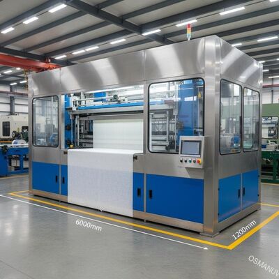 Dauerhafte Vorhangbeschichtungsmaschine mit 6000 mm × 2200 mm × 1400 mm Größe