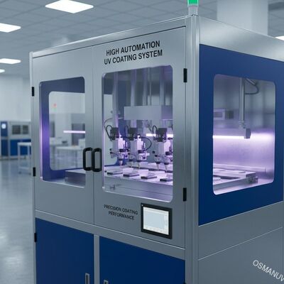 Hochautomatische UV-Beschichtungsmaschine für eine hoche Präzisionsbeschichtung