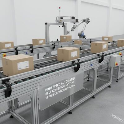 Hochgeschwindigkeits-Automatisiertes Gürtelfördersystem für den Güterverkehr