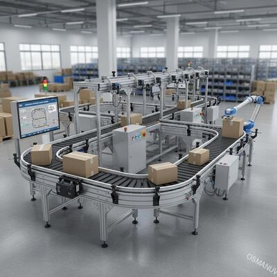 Hochgeschwindigkeits- und vielseitiges Bandfördersystem mit automatischem Betrieb