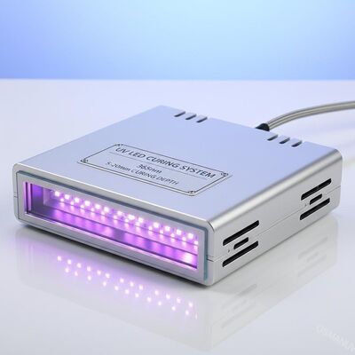 Aluminiumlegierung UV-LED-Härtemaschine für 5-20mm Härtetiefe 365nm Wellenlänge
