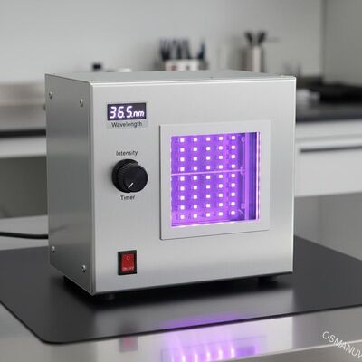 Manuelle Steuerung UV-LED-Härtemaschine 365nm Wellenlänge für 200mm*200mm Härtebereich