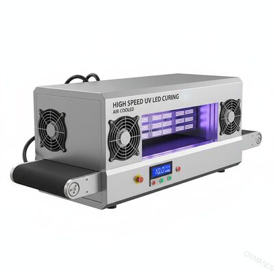 Hochgeschwindigkeit 1-10m/Min Ultraviolette LED-Härtemaschine mit Luftkühlung
