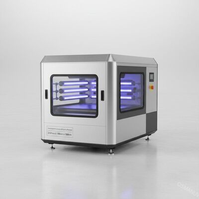 UV-Härtemaschine für die Produktion kleiner Chargen mit kompakter Bauweise 2107 mm x 1390 mm x 1900 mm