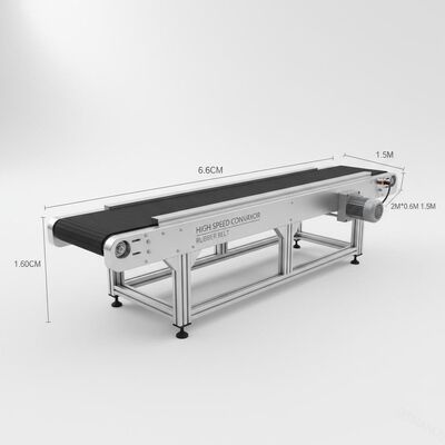 Hochgeschwindigkeits-Fahrbandmaschine 2m*0,6m*1,5m mit Gummiband