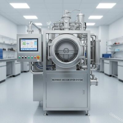 PLC-gesteuertes Mikrowellenvakuumtrocknersystem mit Edelstahlkonstruktion