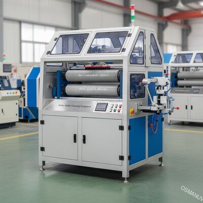 Maximale Beschichtungsbreite 1000 mm Rollengeschwindigkeit 0-20 m/min Anilox-Rollreinigungsgeräte