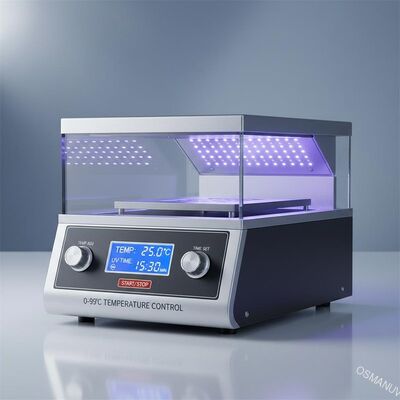 365nm-Wellenlänge UV-Bestrahlungsmaschine mit Temperaturkontrolle von 0 bis 99°C