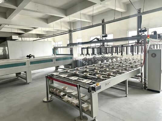 24-Station Rotary Spin Coating Line for Pulp Molding with Fully Customizable Water & Oil Barrier Coating