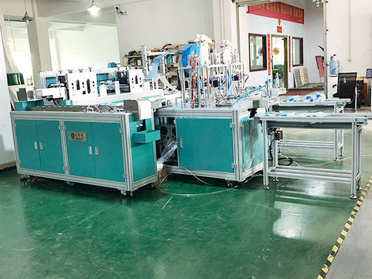 Chirurgische Gesichtsmaske ISO9001 20KW, die Maschinen-/chirurgische Masken-Fertigungsstraße macht