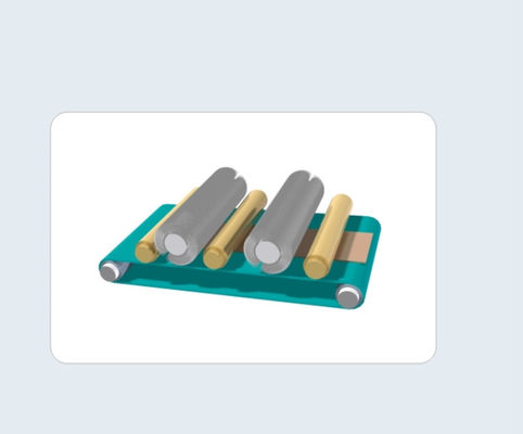 Stellen-Rollen-UVauftragmaschine für Digital-Druck-/-Entstaubungs-Maschine 5m/Min L650mm