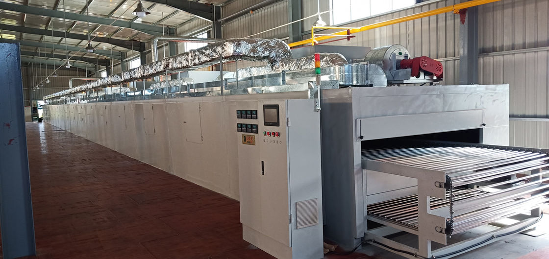 Schwerlast 28m Erdgas industrieller Trockner Trocknungslinie 24kw für Zellstoff Formen Paket