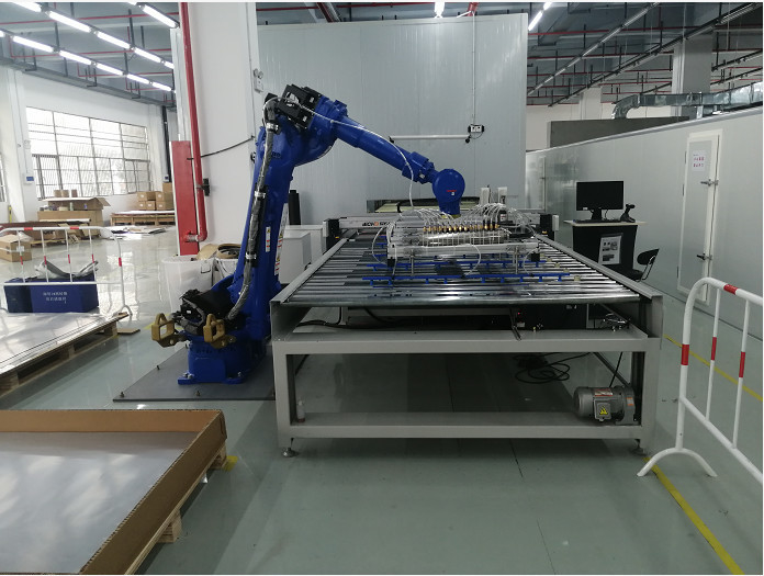 0-180° Sprühbeschichtungsmaschine mit PLC/HMI-Steuerungssystem für 0,1-3 mm Beschichtungsdicke