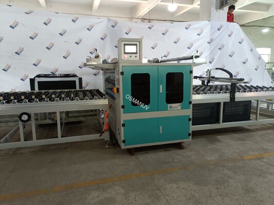 Fully Automatic Roll-to-Plate Imprinting Line for High-Throughput Nanoimprint Lithography with Customizable Pressure